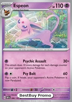 Espeon - Obsidian Flames (Promo) [OBF-086]
