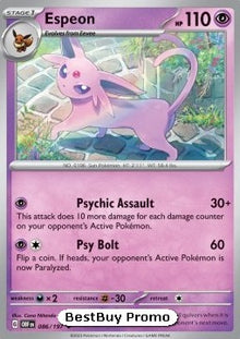 Espeon - Obsidian Flames (Promo) [OBF-086]