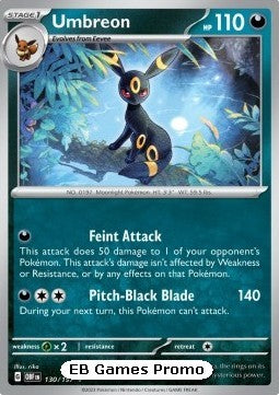 Umbreon - Obsidian Flames (Promo) [OBF-130]