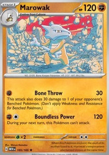 Marowak - 151 (Rare) [MEW-105]
