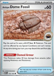 Antique Dome Fossil - 151 (Common) [MEW-152]