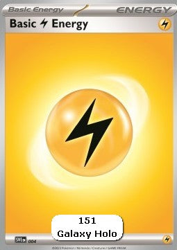 Lightning Energy - Scarlet & Violet Energies (Holo Rare) [SVE-004]