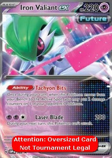 Iron Valiant ex - SV Black Star Promos (Oversized) [SVP-068]