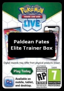 Live Code Card (Elite Trainer Box) - Paldean Fates (Online Code Card)