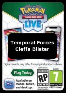 Live Code Card (Cleffa Blister) - Temporal Forces (Online Code Card)