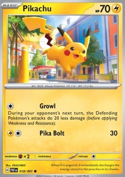 Pikachu - Paldean Fates (Common) [PAF-018]