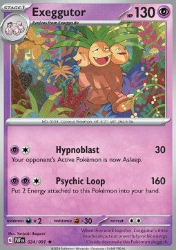 Exeggutor - Paldean Fates (Rare) [PAF-024]