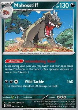 Mabosstiff - Paldean Fates (Rare) [PAF-063]