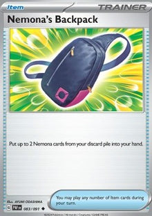 Nemona's Backpack - Paldean Fates (Uncommon) [PAF-083]