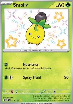 Smoliv - Paldean Fates (Shiny Rare) [PAF-102]