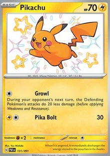 Pikachu - Paldean Fates (Shiny Rare) [PAF-131]