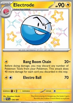 Electrode - Paldean Fates (Shiny Rare) [PAF-134]