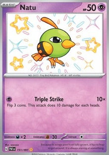 Natu - Paldean Fates (Shiny Rare) [PAF-151]