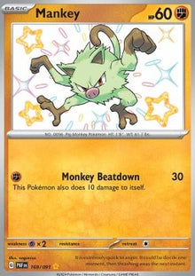 Mankey - Paldean Fates (Shiny Rare) [PAF-169]