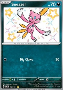 Sneasel - Paldean Fates (Shiny Rare) [PAF-182]