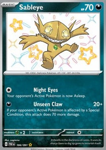 Sableye - Paldean Fates (Shiny Rare) [PAF-184]