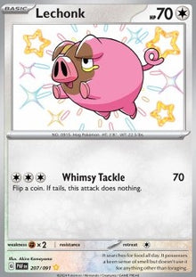 Lechonk - Paldean Fates (Shiny Rare) [PAF-207]