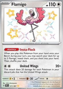 Flamigo - Paldean Fates (Shiny Rare) [PAF-211]