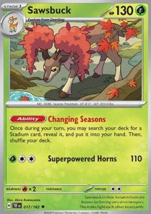 Sawsbuck - Temporal Forces (Uncommon) [TEF-017]