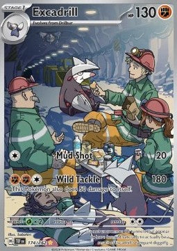 Excadrill - Temporal Forces (Illustration Rare) [TEF-174]