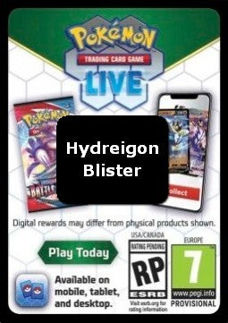 Live Code Card (Hydreigon Premium Checklane Blister) - Paradox Rift (Online Code Card)