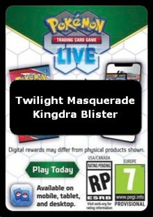Live Code Card (Kingdra Blister) - Twilight Masquerade (Online Code Card)