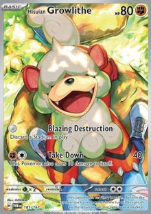 Hisuian Growlithe - Twilight Masquerade (Illustration Rare) [TWM-181]