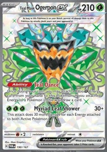 Teal Mask Ogerpon ex - Twilight Masquerade (Ultra Rare) [TWM-190]