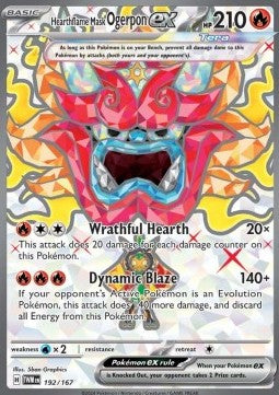 Hearthflame Mask Ogerpon ex - Twilight Masquerade (Ultra Rare) [TWM-192]