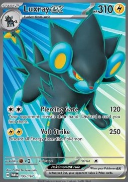 Luxray ex - Twilight Masquerade (Ultra Rare) [TWM-195]