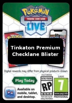 Live Code Card (Tinkaton Premium Checklane Blister) - Paradox Rift (Online Code Card)