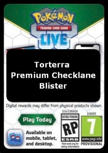 Live Code Card (Torterra Premium Checklane Blister) - Lost Origin (Online Code Card)