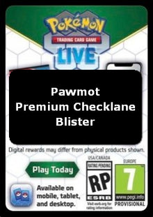 Live Code Card (Pawmot Premium Checklane Blister) - Paldea Evolved (Online Code Card)