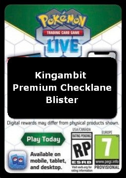 Live Code Card (Kingambit Premium Checklane Blister) - Obsidian Flames (Online Code Card)