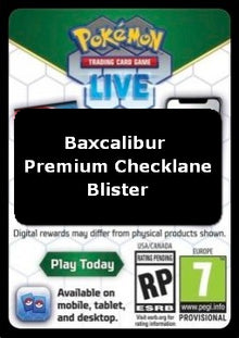 Live Code Card (Baxcalibur Premium Checklane Blister) - Temporal Forces (Online Code Card)
