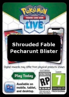 Live Code Card (Pecharunt Blister) - Shrouded Fable (Online Code Card)