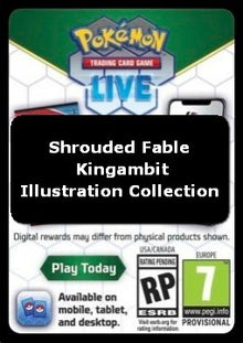 Live Code Card (Kingambit Illustration Collection) - Shrouded Fable (Online Code Card)