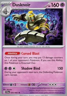 Dusknoir - Shrouded Fable (Rare) [SFA-020]