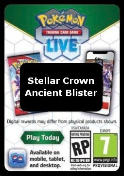 Live Code Card (Ancient Premium Checklane Blister) - Stellar Crown (Online Code Card)