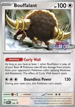 Bouffalant - SV Black Star Promos (Promo) [SVP-136]