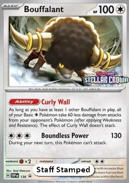 Bouffalant - SV Black Star Promos (Promo) [SVP-136]