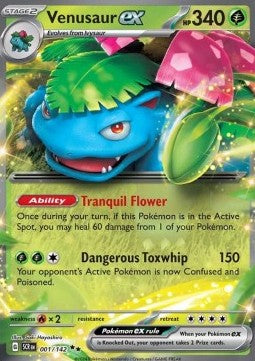 Venusaur ex - Stellar Crown (Double Rare) [SCR-001]