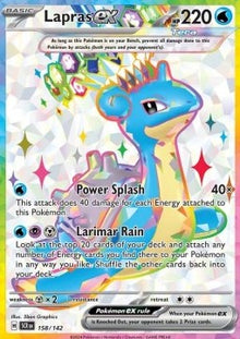 Lapras ex - Stellar Crown (Ultra Rare) [SCR-158]