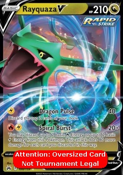 Rayquaza V - Crown Zenith (Oversized) [CRZ-100]