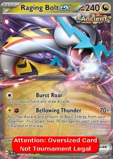 Raging Bolt ex - Temporal Forces (Oversized) [TEF-123]