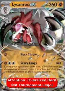 Lycanroc ex - Paldea Evolved (Oversized) [PAL-117]