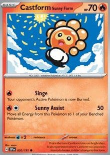 Castform Sunny Form - Surging Sparks (Common) [SSP-020]