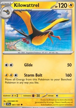 Kilowattrel - Surging Sparks (Uncommon) [SSP-067]