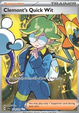 Clemont's Quick Wit - Surging Sparks (Ultra Rare) [SSP-229]