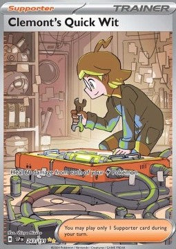 Clemont's Quick Wit - Surging Sparks (Special Illustration Rare) [SSP-243]